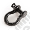 D-Ring Shackle, 3/4 inch, 9500 Lb, Black