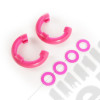 D-Ring Shackle Isolator Kit, Pink Pair, 3/4 inch