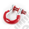 D-Ring Shackle Isolator Kit, Red Pair, 7/8 inch