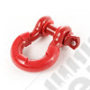 D-Ring Shackle Isolator Kit, Red Pair, 7/8 inch