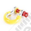 D-Ring Shackle Isolator Kit, Yellow Pair, 7/8 inch