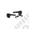 Tow Hook/Frame Bracket Kit; 84-01 Jeep Cherokee XJ