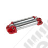 Winch Fairlead, Roller, 4-Way, Red