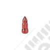 Wheel Lug Nut Kit, Bullet Style, Red, 23pc, 1/2-20