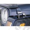 Hood Catch Kit, Locking, Chrome; 97-06 Jeep Wrangler TJ