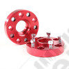 Wheel Spacer Kit, 1.25 Inch, Red, 5x5 99-04 Jeep Grand Cherokee WJ