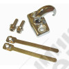 Tow Hook, Rear, Chrome; 97-06 Jeep Wrangler TJ