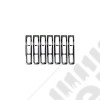 Grille Insert Kit, Chrome; 97-06 Jeep Wrangler TJ