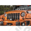 Kit de 7 inserts noir perforés pour calandre d'origine Jeep Wrangler JK