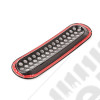 Kit de 7 inserts noir perforés pour calandre d'origine Jeep Wrangler JK