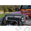 Hood Bug Deflector, Matte Black; 07-18 Jeep Wrangler JK/JKU