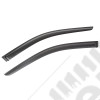 Window Visor Kit, Front, Matte Black; 11-13 Jeep Grand Cherokee