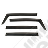 Window Visor Kit, 4-piece, Black, 15-18 Renegade BU