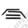 Window Visors, Matte Black; 18-20 JLU/JT