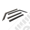 Window Visors, Matte Black 18-20 JLU/JT