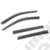Window Visor Kit, Matte Black; 11-13 Jeep Grand Cherokee WK