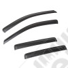 Window Visor Kit, Matte Black; 07-10 Jeep Compass MK