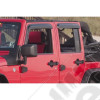 Window Rain Deflectors; 07-18 Jeep Wrangler JKU