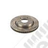 Brake Rotor Kit, Front, Drilled and Slotted 07-18 Wrangler JK/JKU
