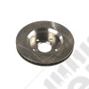 Brake Rotor Kit, Front, Drilled and Slotted 07-18 Wrangler JK/JKU