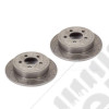 Brake Rotor Kit, Rear, 12 inch, Drilled/Slotted; 07-18 Wrangler JK