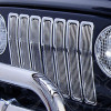 Grille Insert, Billet Style, Chrome; 97-06 Jeep Wrangler TJ