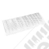 Grille Insert, Chrome; 07-18 Jeep Wrangler JK