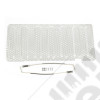 Grille Insert, Satin Stainless Steel; 07-18 Jeep Wrangler JK