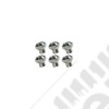Dash Knob Kit, Billet Aluminum; 76-86 Jeep CJ