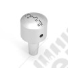 Transfer Case Shift Knob, Billet Aluminum; 07-18 Jeep Wrangler JK