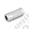 Parking Brake Handle Cover, Brushed Aluminum; 07-10 Jeep Wrangler JK