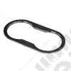 Cup Holder Trim, Black Billet Aluminum; 07-10 Jeep Wrangler JK