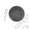 Gas Cap Door, Non-Locking, Black; 97-06 Jeep Wrangler TJ