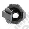 Elite Gas Cap Door, Non-Lock, Black 07-18 Jeep Wrangler JK