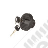 Elite Gas Cap Door Kit, Locking, Brushed, Aluminum 07-18 Wrangler JK