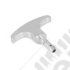 Engine Oil Dipstick Handle, Billet Aluminum; 97-11 Jeep Wrangler TJ/JK