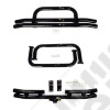 Tube Bumper Kit, 3 Inch, Side Steps, Black; 76-86 Jeep CJ7/CJ8