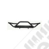 RRC Bumper, Front with Grille Guard, Black; 87-06 Jeep Wrangler YJ/TJ