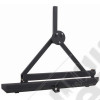 Rock Crawler Bumper, Rear/Tire Carrier, Hitch; 87-06 Jeep Wrangler
