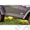Rocker Panel Guard Kit, Heavy Duty; 97-06 Jeep Wrangler TJ