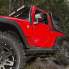Kit protections bas de caisse avec marchepieds "Rock Sliders XHD Rugged Ridge" pour Jeep Wrangler JK 2 portes