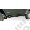 RRC Rocker Guard Kit, Black; 07-18 Jeep Wrangler Unlimited JKU, 4 Door