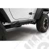 RRC Rocker Guard Kit, Black; 07-18 Jeep Wrangler JK, 2 Door