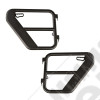 Fortis Rear Tube Doors; 18-20 Jeep JL / 2020 JT