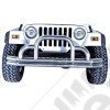 Defender Bumper, Front, Stainless Steel; 55-06 Jeep CJ/Wrangler YJ/TJ
