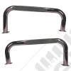 Side Step Kit, Stainless Steel, Tubular; 76-83 Jeep CJ