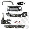Spartacus Bumper Kit, Over-Rider/Tire Carrier/Grille; 07-18 Wrangler