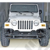 Double Tube Bumper, Front, 3 Inch; 76-06 Jeep CJ/Wrangler YJ/TJ