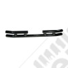 Double Tube Bumper, Rear, 3 Inch; 87-06 Jeep Wrangler YJ/TJ