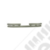 Double Tube Bumper, Rear, 3 Inch, Titanium; 87-06 Jeep Wrangler YJ/TJ